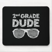 Kids 2nd Grade Dude Second Grade Byck To School Mousepad (Vorne)