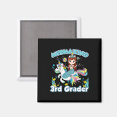 Kids 3. Klasse Meerjungfrau Reitstall Zurück zum S Magnet (Vorderseite/Rückseite)