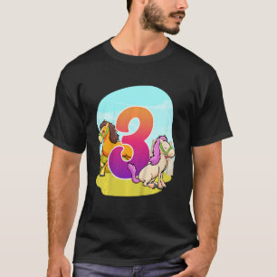 Kids 3rd Birthday Horseback Riding Horse themed Th T-Shirt