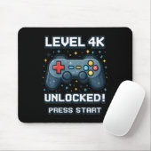 Kids 4k Boys Ck To School Retro Gamer 4k Unlocked Mousepad (Mit Mouse)