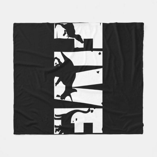 Kids 5 Years Old Birthday Boy Dinosaur T Rex Gift, Fleecedecke (Vorderseite (Horizontal))