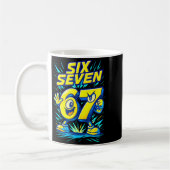 Kids 67 Six Seven Italian Brainrot 6 7 Funny Meme  Kaffeetasse (Links)