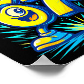 Kids 67 Six Seven Italian Brainrot 6 7 Funny Meme  Poster (Ecke)