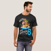 Kids 6 Year Old Pirate Birthday Boy This Captain T-Shirt (Vorne ganz)