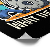 Kids 6 Years Old Sigma Pixel Art Mining Gamer Birt Poster (Ecke)