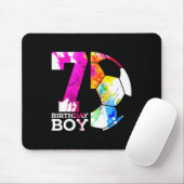Kids 7 Birthday Boy Soccer 7th Birthday  Mousepad (Mit Mouse)