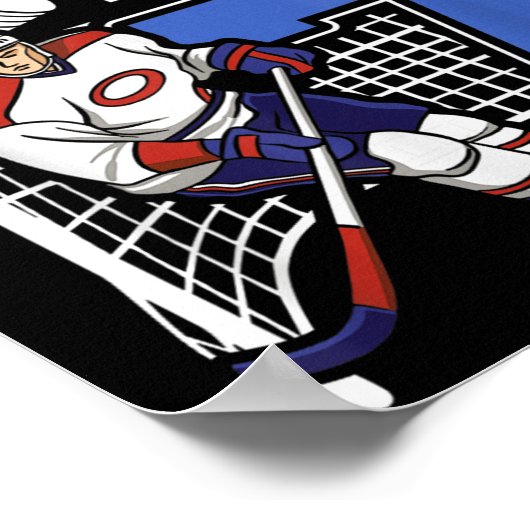 Kids 7 Year Old Ice Hockey Themed Birthday Party 7 Poster (Ecke)