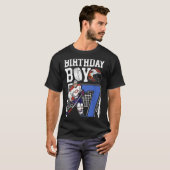 Kids 7 Year Old Ice Hockey Themed Birthday Party 7 T-Shirt (Vorne ganz)