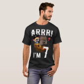 Kids 7 Year Old Pirate Birthday Party Pirates Ship T-Shirt (Vorne ganz)