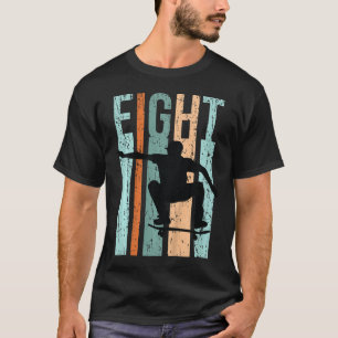 Kids 8. Geburtstag Skater Junge Skateboardfahren R T-Shirt