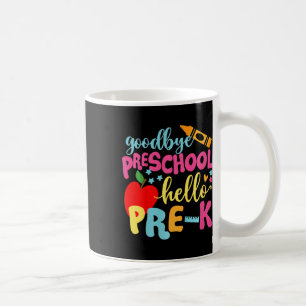 Kids Abschied Vorschule Hallo Vorkindergarten Zurü Kaffeetasse