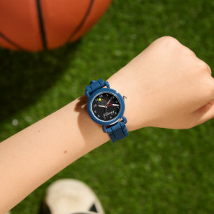 Kid's Adjustable Bezel Stainless Tennis 2 Armbanduhr