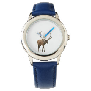 Kid's Adjustable Bezel Watch w/ elk Armbanduhr