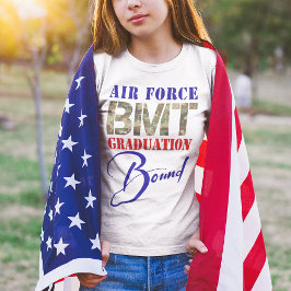 Kids Air Force BMT Abschluss an der Vorderseite T-Shirt