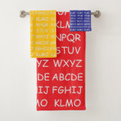 Kids Alphabet Badhandtuch Set (Insitu)