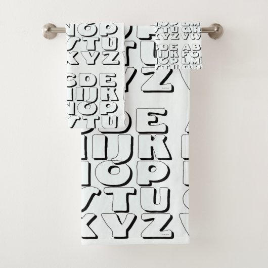 Kids Alphabet Badhandtuch Set (Insitu)