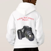 Kid's American Flag Hooded Sweatshirt (Rückseite)