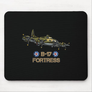 Kids American Ww2 Aircraft B-17 Flying Fortress Bo Mousepad