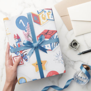 Kids Americana 4. Juli Bildung Alphabet Nu Geschenkpapier