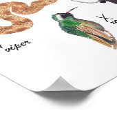 Kids Animal Alphabet Poster (Ecke)