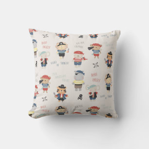 Kids Animal Crew Party Pirate Throw Kissen