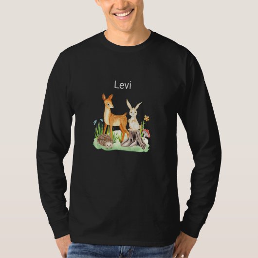 Kids Animal deer rabbit hedgehog Levi Premium T-Shirt (Vorderseite)