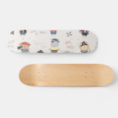 Kids Animal Party Pirate Skateboard (Horizontal)