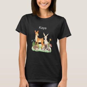 Kids Animal Reh Kaninchen Igel Kaya T-Shirt
