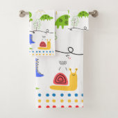 Kids Animal Themed Drawing Badhandtuch Set (Insitu)