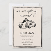 Kids Are Getting Married Photo QR Code Wedding Einladung (Vorderseite)