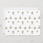 Kid's Astronaut Personalisiert Mitteilungskarte (Rückseite)