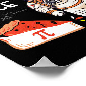 Kids Astronaut Science Nerd Pi Math ist ein Stück Poster (Ecke)