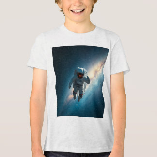 Kids Astronaut Space Galaxy Tri-Blend T-Shirt Shirt