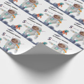 Kids Astronauten Foto Schöne Klassik Neue EPIC Geschenkpapier (Ecke)