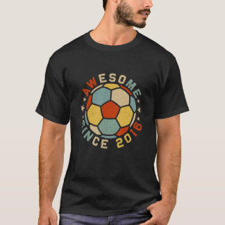 Kids Awesome Since 2016 6Th Birthday - 6 Year Old T-Shirt