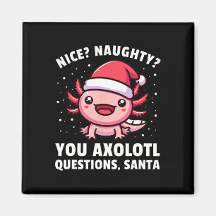 Kids Axolotl Jungen Mädchen Axolotl Fragen Christm Magnet
