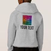 Kids Back Print Hoodie Bekleidung Apparel Pullover (Rückseite)
