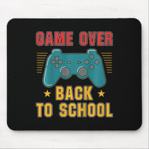 Kids Back to School for Boys Gamer Fun Video Game Mousepad