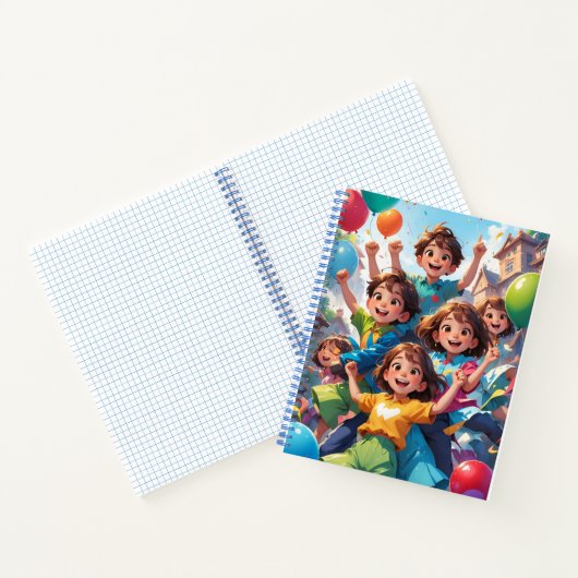 Kids Back to School Notebook - Niedlich & Fun Desi Notizblock (Innenseite)