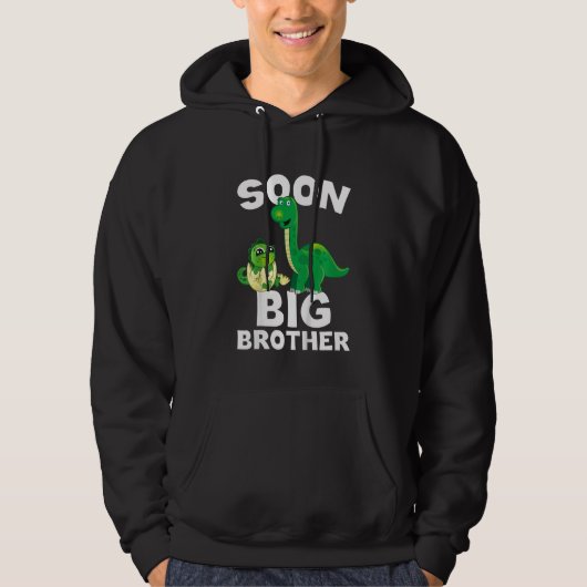 Kids bald Big Brother Pregnancy Ankündigung Hoodie (Vorderseite)