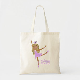 Kids Ballerina Lila Library Toag Tragetasche
