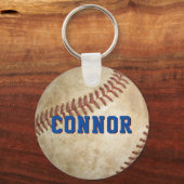 Kids Baseball Personalisiert Backpack Schlüsselanhänger (Vorderseite)
