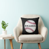 Kids Baseball Player Individuelle Name oder Textki Kissen (Stuhl )