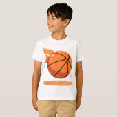Kids' Basic T - Shirt - Big Basketball (Vorne ganz)