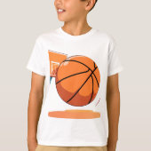 Kids' Basic T - Shirt - Big Basketball (Vorderseite)