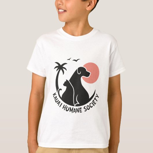 Kid's Basic-T-Shirt mit KHS-Logo in Farbe T-Shirt (Vorderseite)
