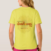 Kids Basic T - Shirt - National Sunflower Day (Rückseite)