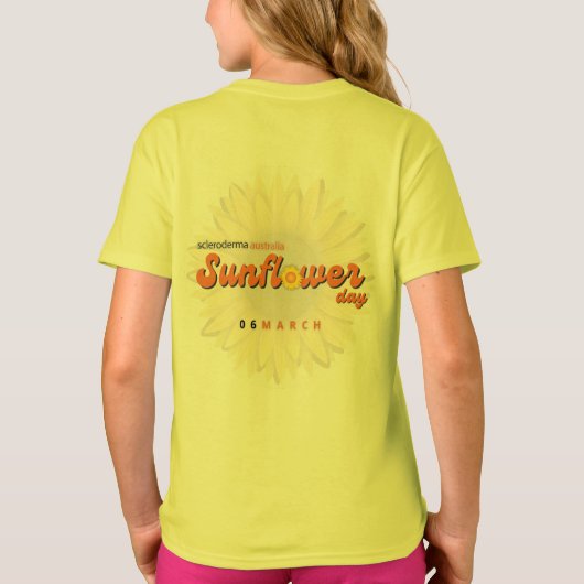 Kids Basic T - Shirt - National Sunflower Day (Rückseite)