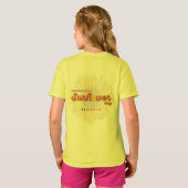 Kids Basic T - Shirt - National Sunflower Day (Schwarz voll)
