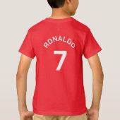 Kids' Basic T - Shirt - Ronaldo CR 7 Jersey (Rückseite)